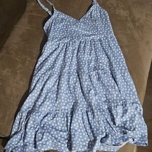 Hollister Blue Floral Dress